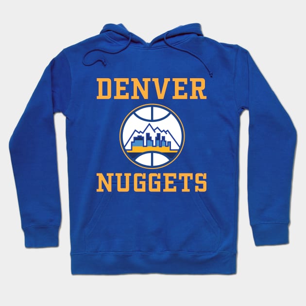 Nuggets Skyline Basketball Hoodie by Mac Daddy